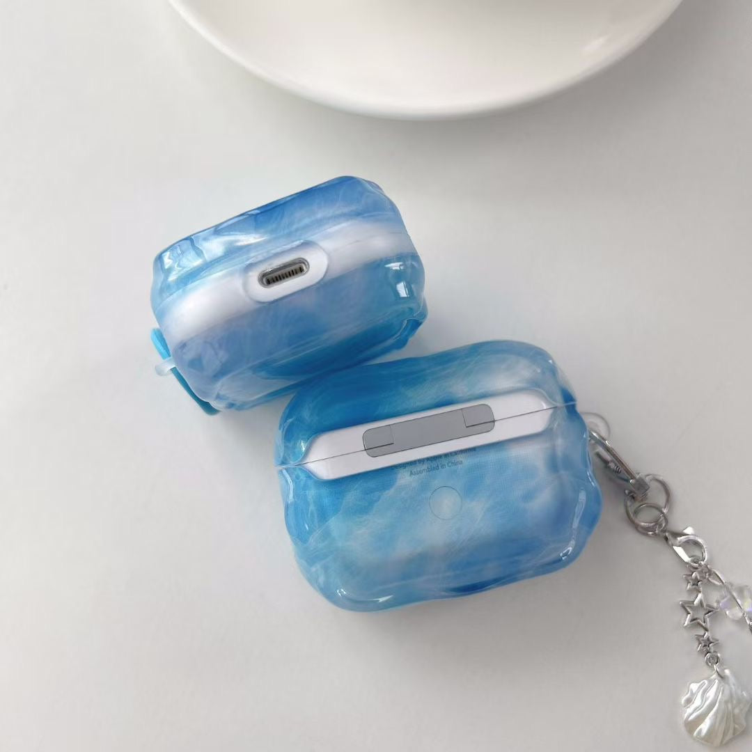 Blue Sky AirPods torbica sa šarmom od žele perli