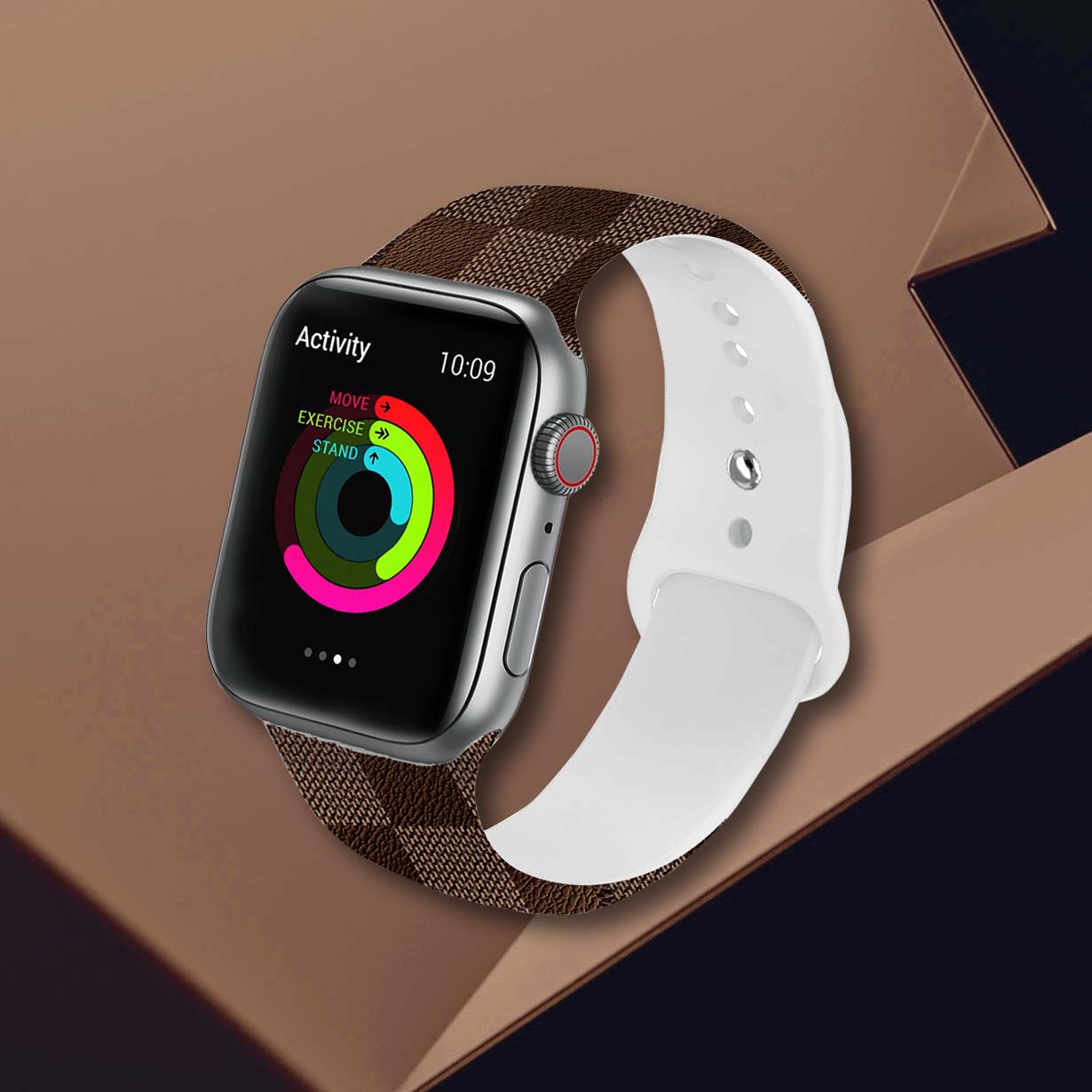 Cinturino per Apple Watch | Controllo marrone